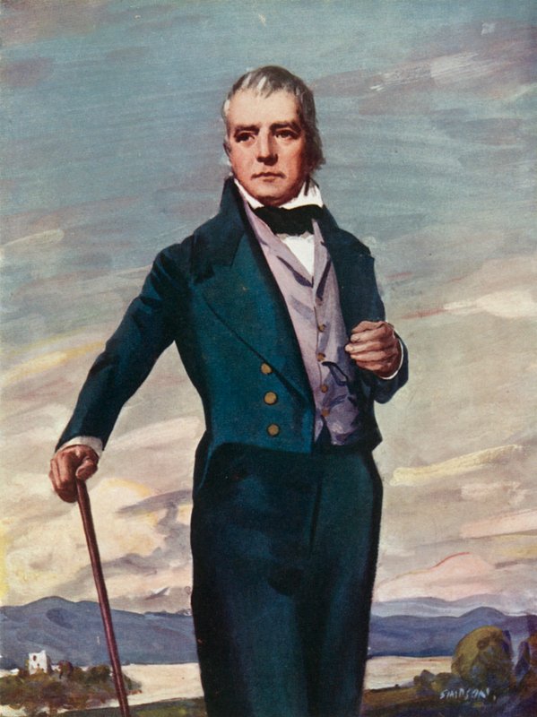Sir Walter Scott, 1771-1832 av Joseph Simpson