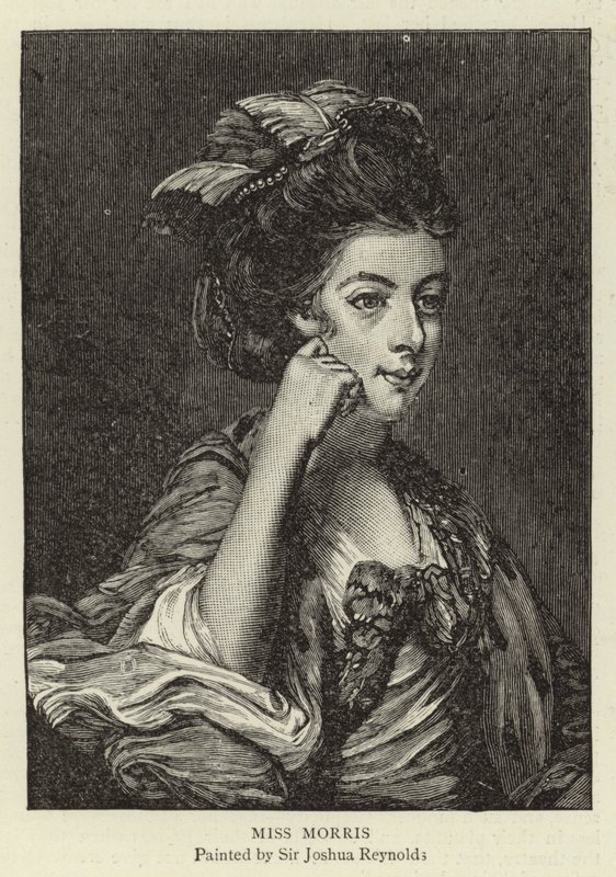 Frøken Morris av Joshua Reynolds