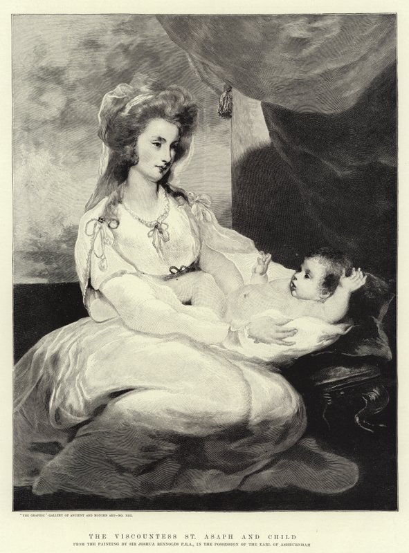 Viscountessen St Asaph og Child av Joshua Reynolds