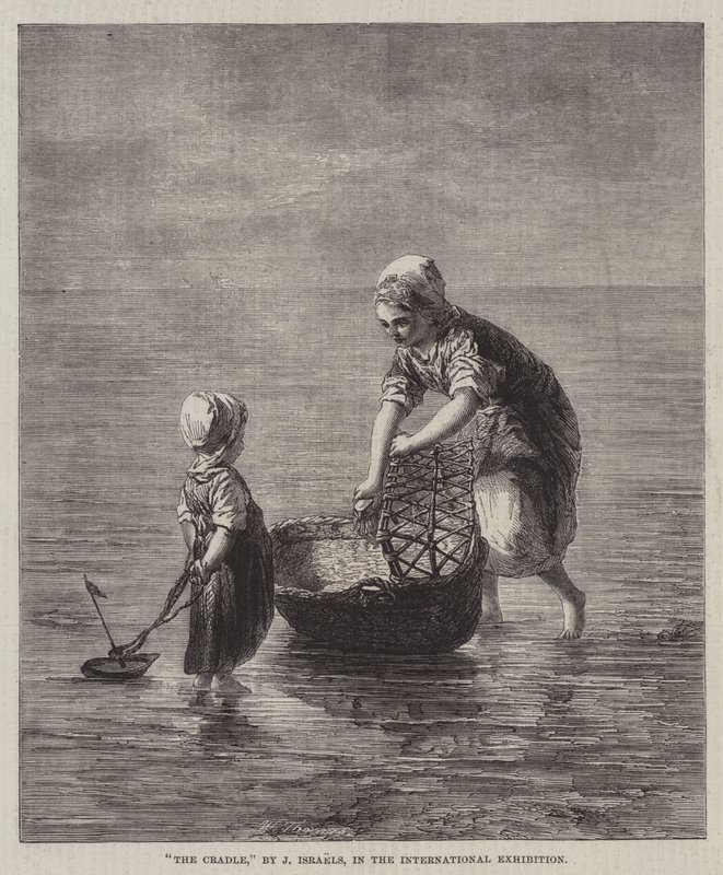 The Cradle, i den internasjonale utstillingen av Jozef Israëls