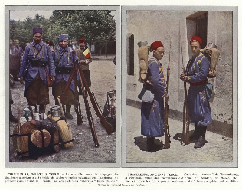 Treffer, nytt antrekk, trefninger, gammelt antrekk av Jules Gervais Courtellemont