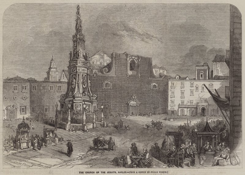 Jesuittenes kirke, Napoli av Julian Portch