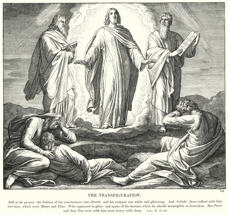 Transfigurasjonen (gravering) av Julius (after) Schnorr von Carolsfeld