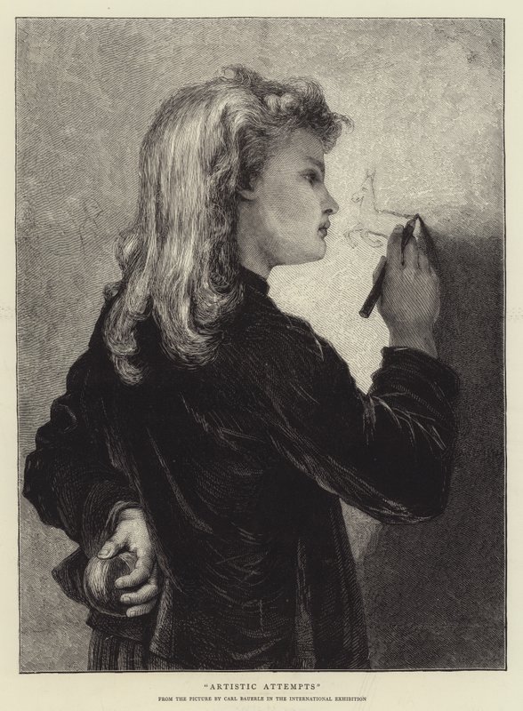 Kunstneriske forsøk av Karl Wilhelm Friedrich Bauerle