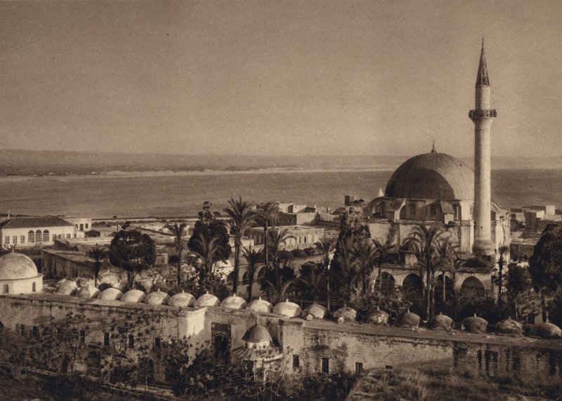 Acre, moskeen (s/hvitt bilde) av Karl Grober
