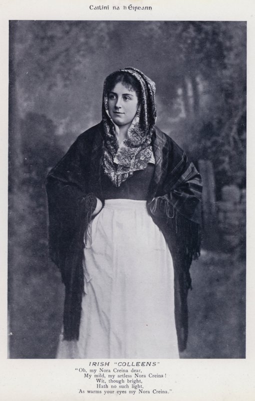 Irske "Colleens" (s/hvitt-bilde) av Karl Karlovich Piratsky
