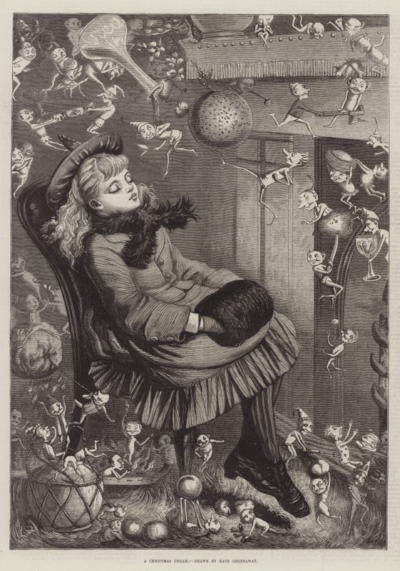 En juledrøm av Kate Greenaway