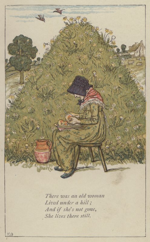 Det var en gammel kvinne av Kate Greenaway