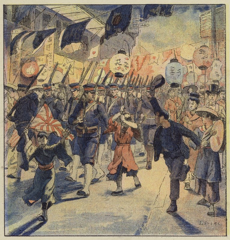 Patriotiske hendelser i Japan av L. Malespine