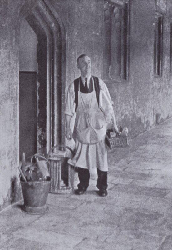 College speider, Oxford (s/hvitt bilde) av Laszlo Moholy Nagy