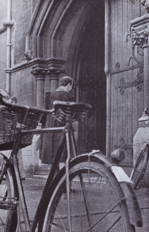 Oxford University scene (s/hvitt bilde) av Laszlo Moholy Nagy