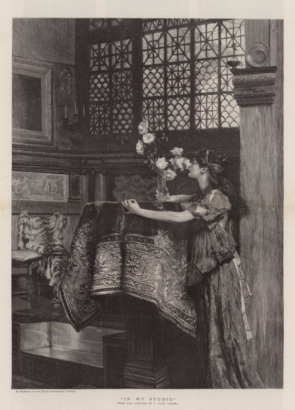 I mitt studio av Lawrence Alma Tadema