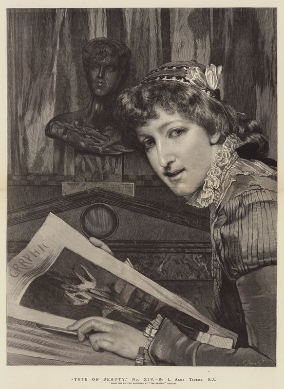 Type skjønnhet, Nei XIV av Lawrence Alma Tadema