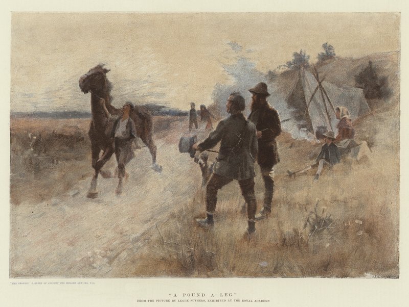Et pund et ben (chromolitho) av Leghe Suthers