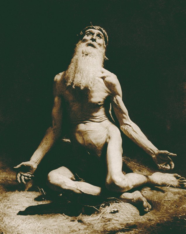 Job (fotogravyr) av Leon Joseph Florentin (after) Bonnat