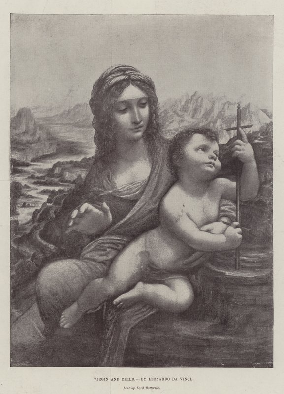 Jomfru og barn av Leonardo da Vinci