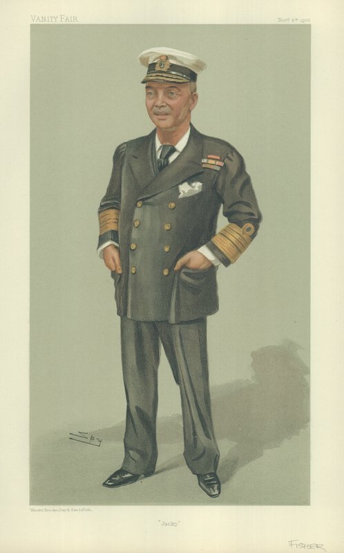 Admiral Sir John Arbuthnot Fisher av Leslie Matthew Ward