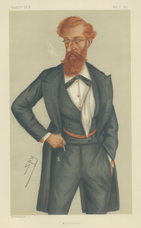 Lord James Lindsay (farge litho) av Leslie Matthew Ward