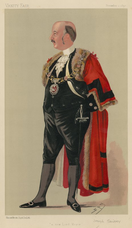 Herr rådmann Joseph Savory av Leslie Matthew Ward