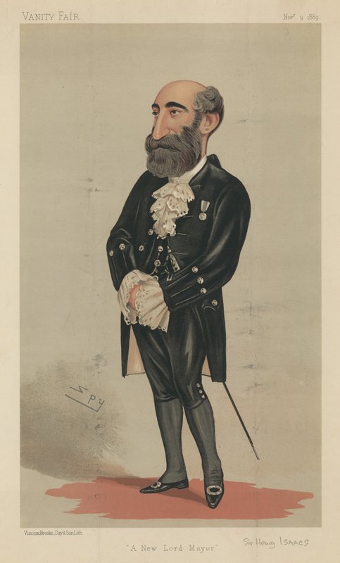 Sir Henry Aaron Isaacs av Leslie Matthew Ward