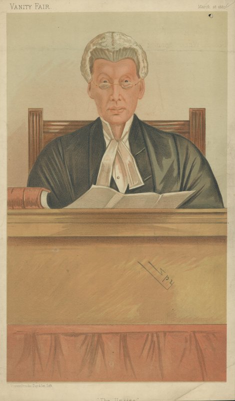 Den ærede Sir J W Chitty av Leslie Matthew Ward