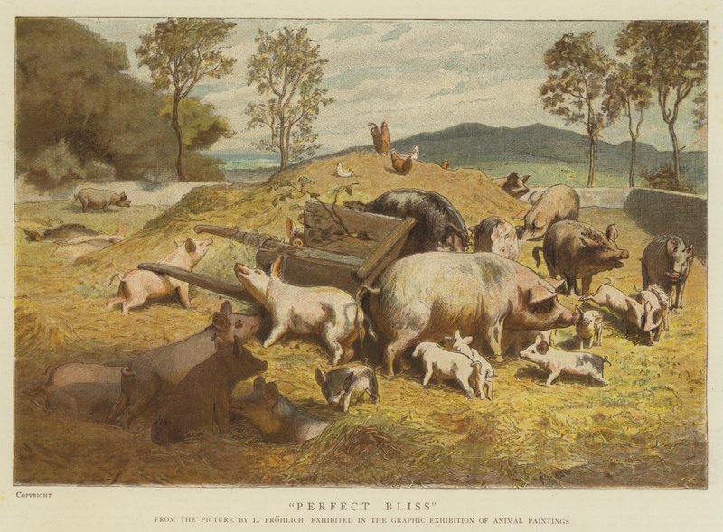 Perfect Bliss (chromolitho) av Lorens Frolich