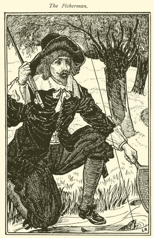 Fiskeren (gravering) av Louis John Rhead