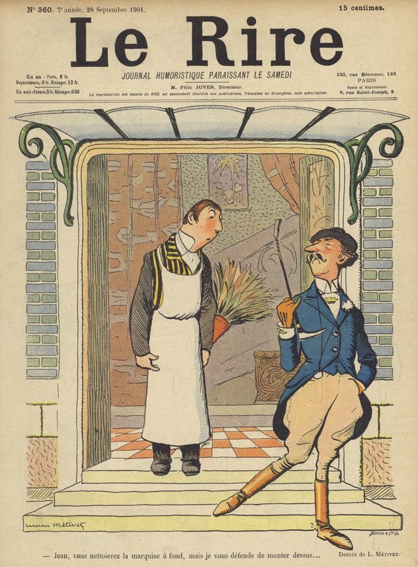 Illustrasjon for Le Rire av Lucien Metivet