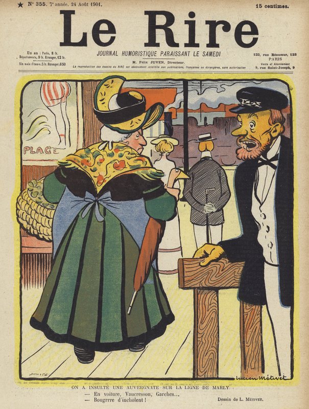 Illustrasjon for Le Rire av Lucien Metivet