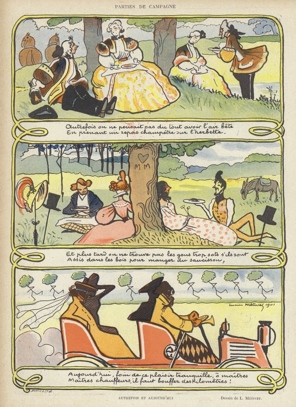 Illustrasjon for Le Rire av Lucien Metivet