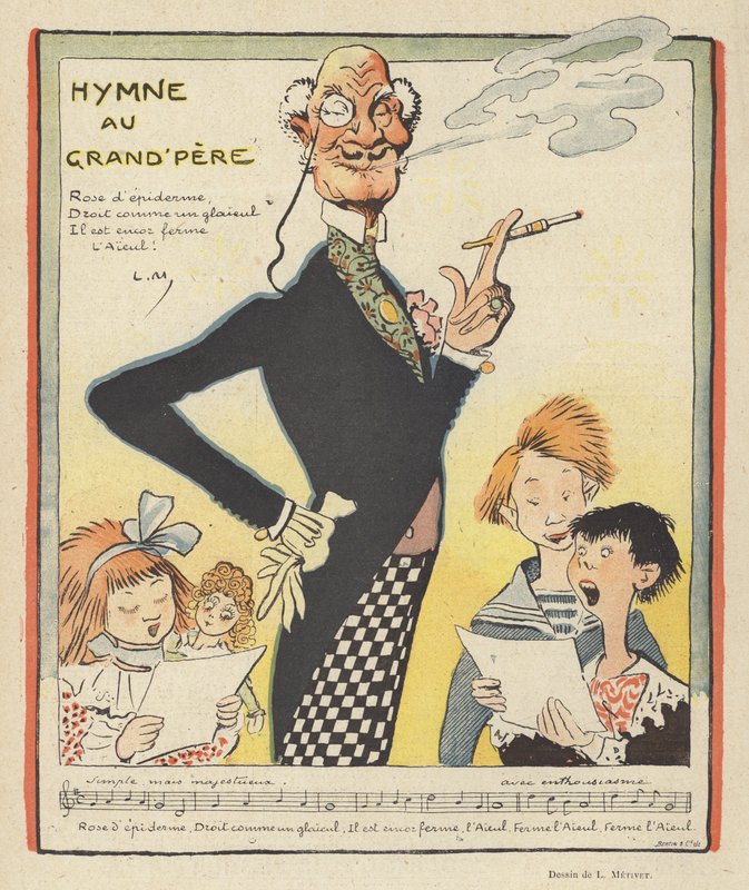 Illustrasjon for Le Rire av Lucien Metivet