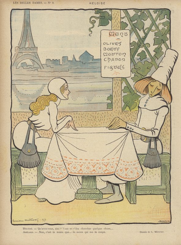 Illustrasjon for Le Rire av Lucien Metivet