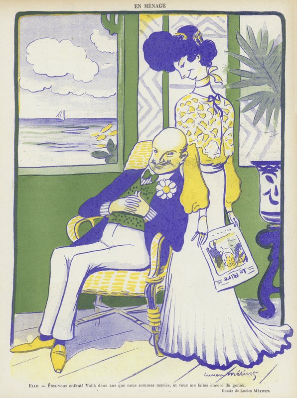 Illustrasjon for Le Rire av Lucien Metivet