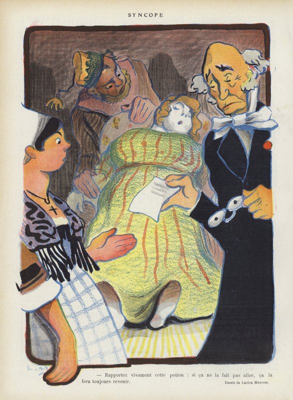 Illustrasjon for Le Rire av Lucien Metivet