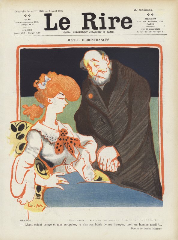 Illustrasjon for Le Rire av Lucien Metivet