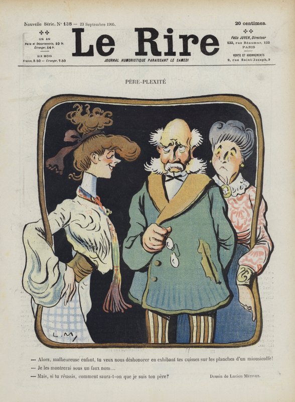 Illustrasjon for Le Rire av Lucien Metivet