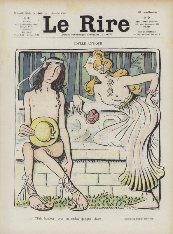 Illustrasjon for Le Rire av Lucien Metivet