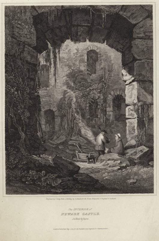 Interiøret i Newark Castle av Luke Clennell