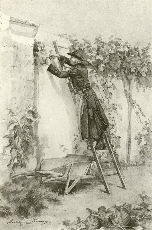 Abbe Constantine (gravering) av Madeleine Lemaire