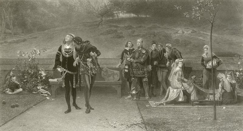 Edward II og Piers Gaveston av Marcus Stone