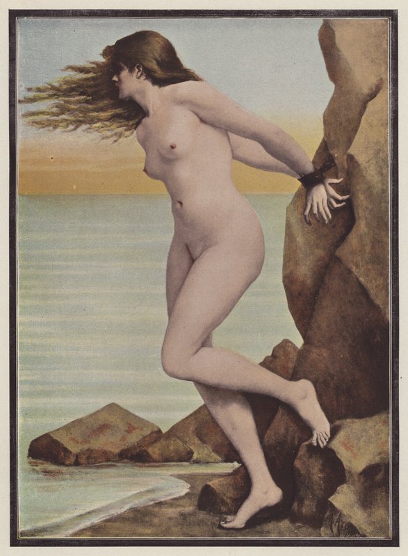 Andromeda (farge litho) av Marguerite Arosa