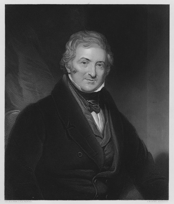 Thomas Morton, The Dramatist, fra bildet i Vernon Gallery av Martin Archer after Shee
