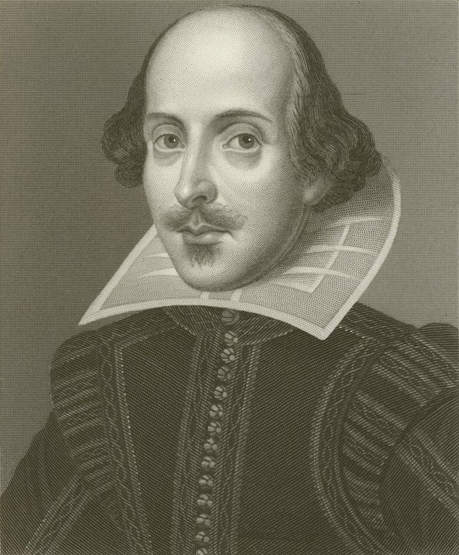 Shakespeare (gravering) av Martin the elder Droeshout