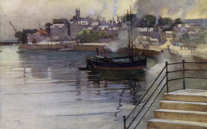Dunoon (farge litho) av Mary Young Hunter