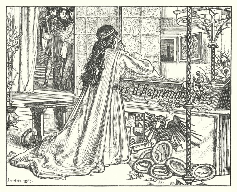 The Lady Witch (gravering) av Matthew James (attr. to) Lawless
