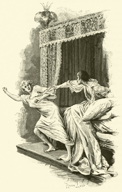 Illustrasjon for The Three Musketeers (gravering) av Maurice Leloir