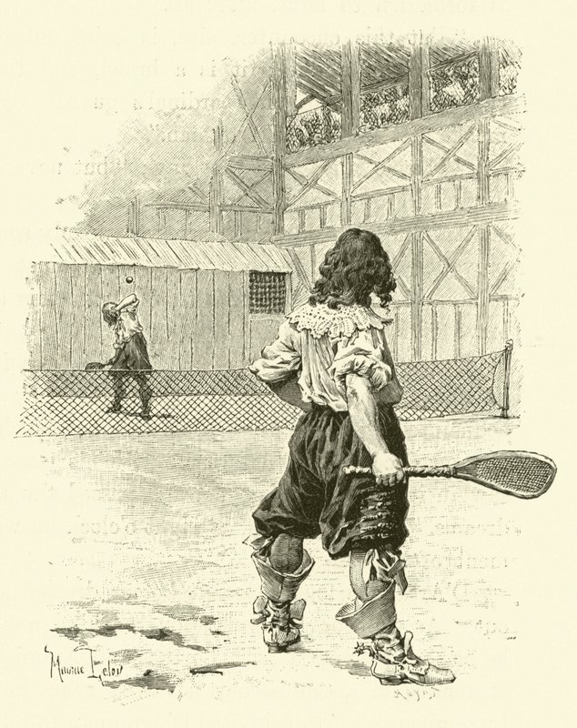 Illustrasjon for The Three Musketeers (gravering) av Maurice Leloir