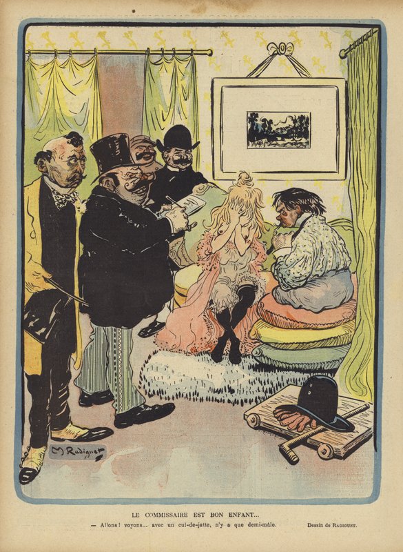 Illustrasjon for Le Rire av Maurice Radiguet