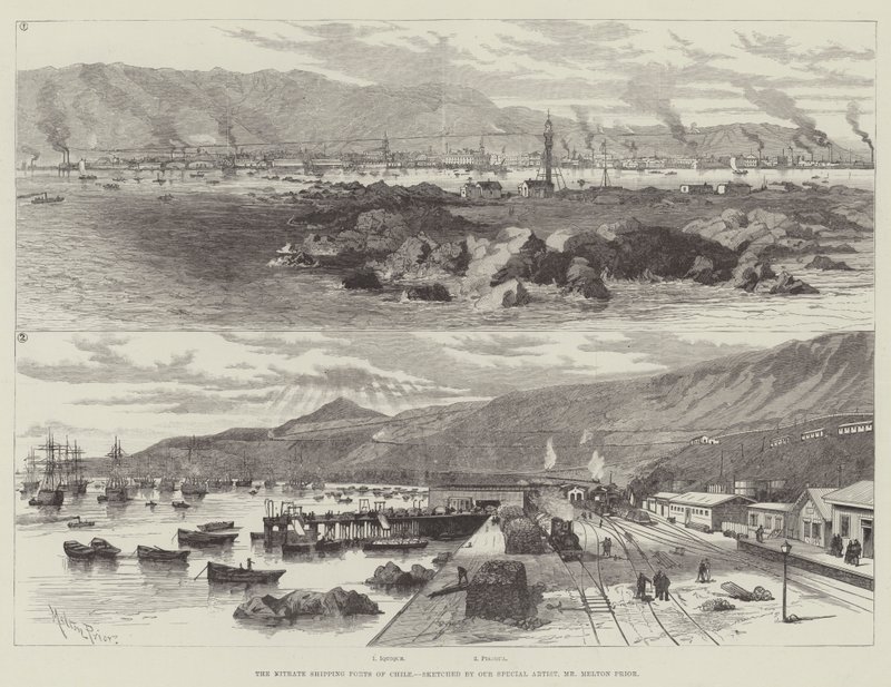Nitratfrakthavnene i Chile av Melton Prior