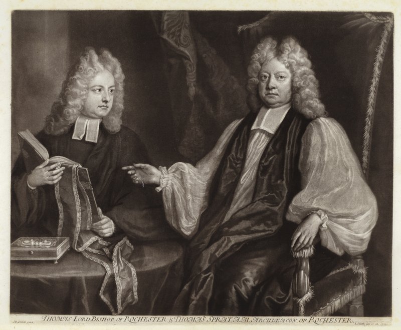 Portrett av Thomas Sprat og sønn av Michael Dahl